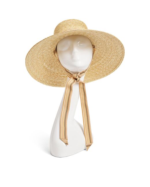 Lack of Color Metallic Straw Paloma Sun Hat