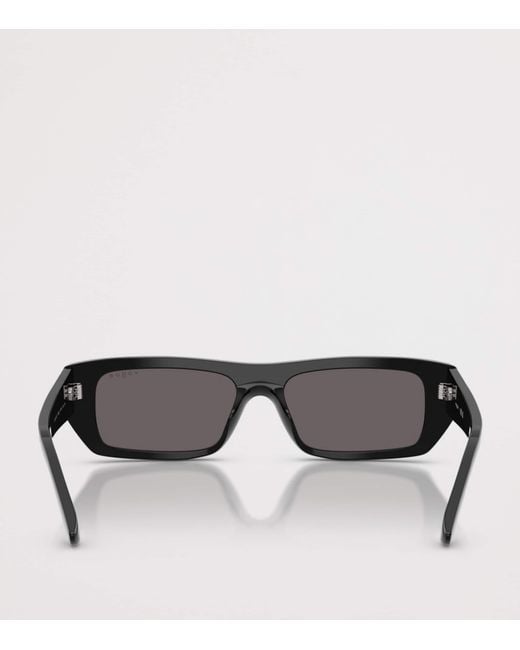 Vogue Gray Rectangular Sunglasses