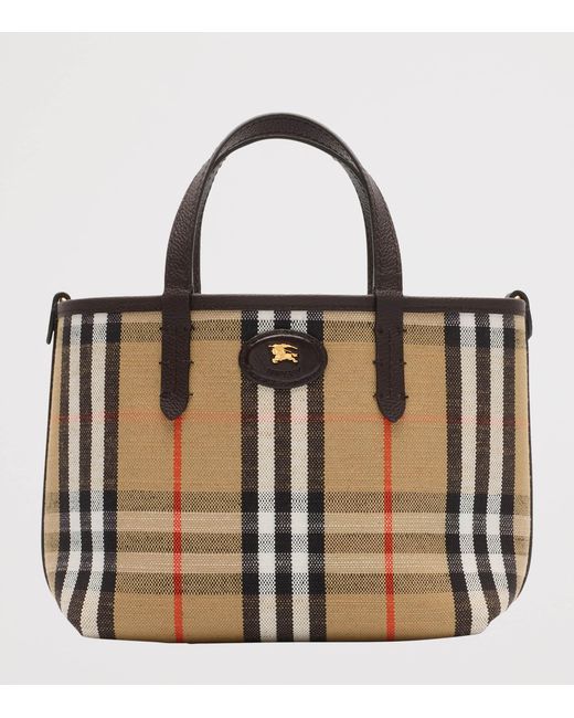 Burberry Black Mini Leather Reversible Bloomsbury Tote Bag