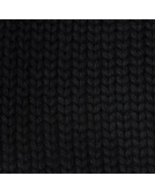 Prada Black Wool-Blend Leather-Trim Gloves