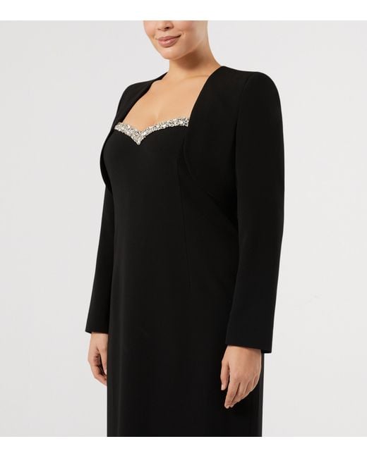 Marina Rinaldi Black Cropped Bolero Jacket