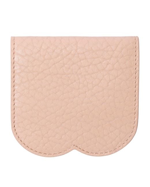 Burberry Natural Chess Folding Card Holder