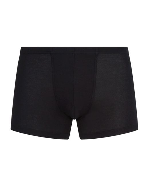Zimmerli of Switzerland Black 700 Pureness Trunks for men
