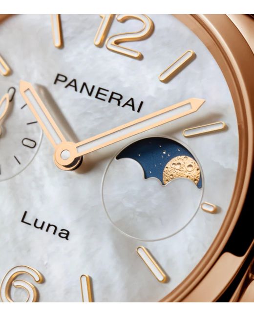Panerai Blue Goldtech Luminor Due Luna Madreperla Watch