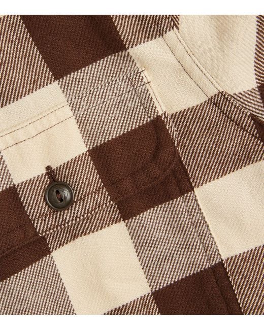 Polo Ralph Lauren Brown Cotton Plaid Overshirt for men