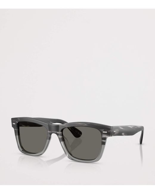 Oliver Peoples Gray Acetate Oliver Sun Sunglasses for men