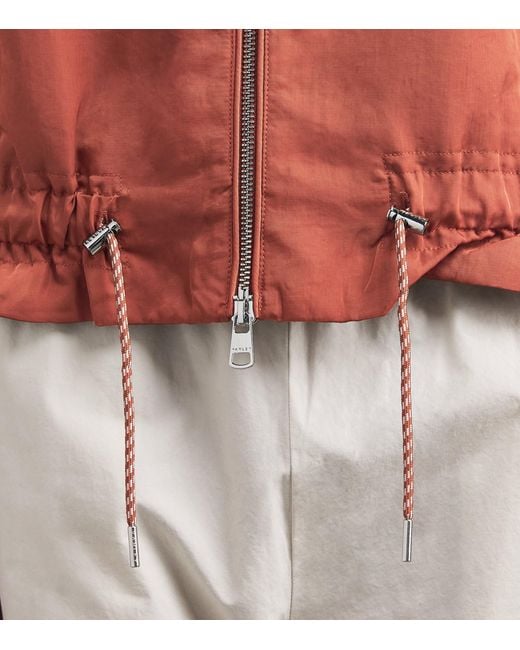 Varley Orange Oversized Lotta Blouson Jacket