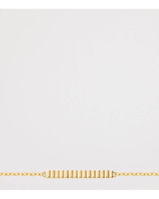 Boucheron White Quatre Grosgrain Chain Bracelet