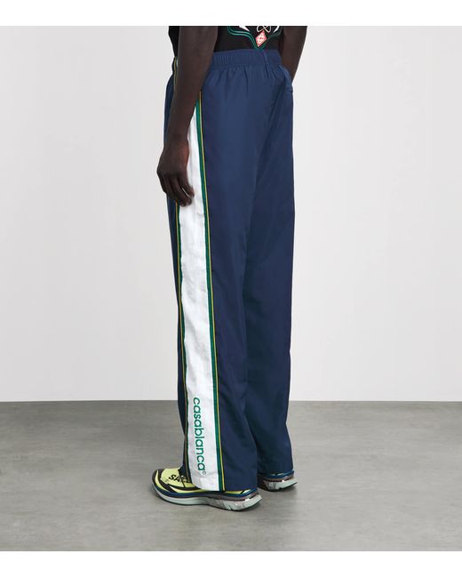 Casablanca Blue Logo Track Pants for men
