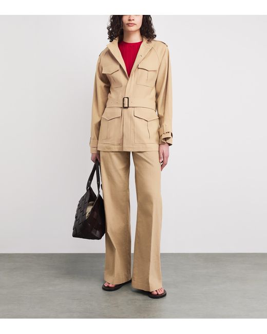 Polo Ralph Lauren Natural Stretch Cotton-Linen Beaton Trousers