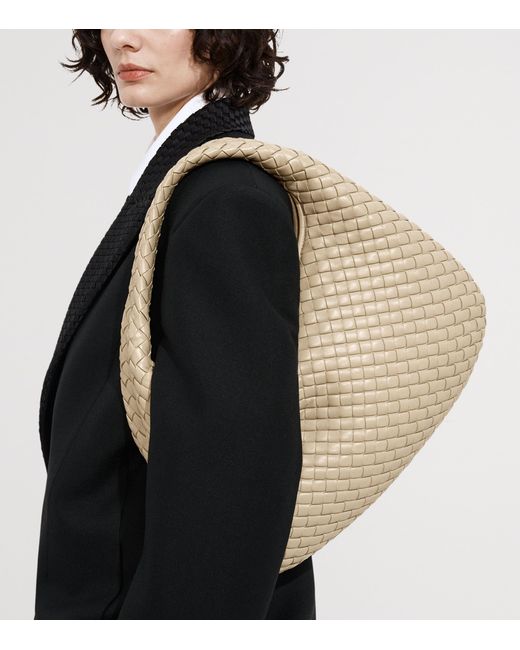 Bottega Veneta Metallic Leather Veneta Shoulder Bag