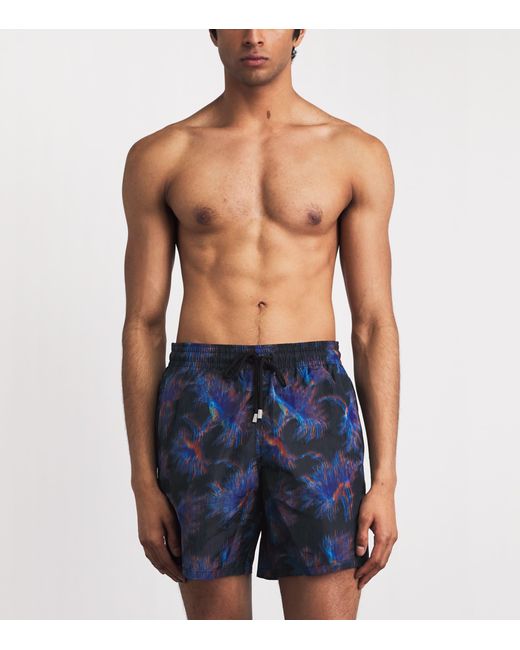 Vilebrequin Blue Maison Bucol X Kyoto Swim Shorts for men