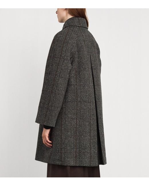 Weekend by Maxmara Gray Prince Of Wales Check Coat