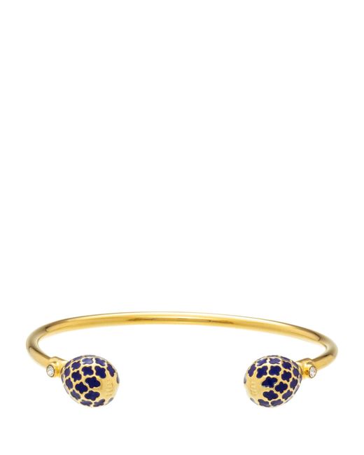 Halcyon Days Metallic Plated Agama Torque Bracelet for men