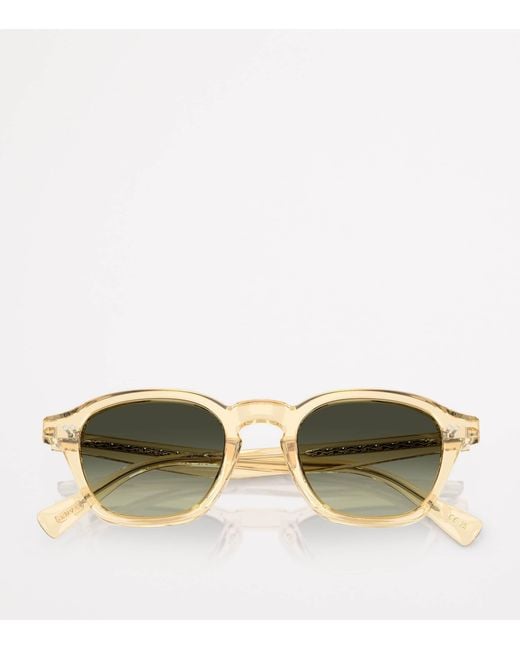 Oliver Peoples Green Square Eyles Sunglasses