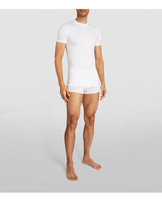 Zimmerli of Switzerland White Stretch-Modal Pureness T-Shirt for men