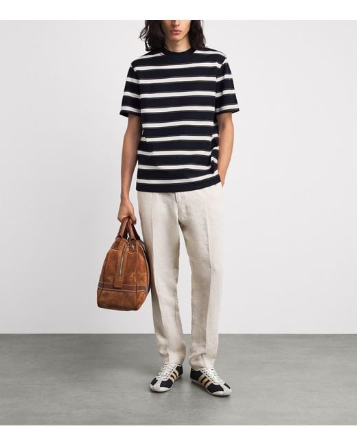 Barbour Blue Stripe T-Shirt for men