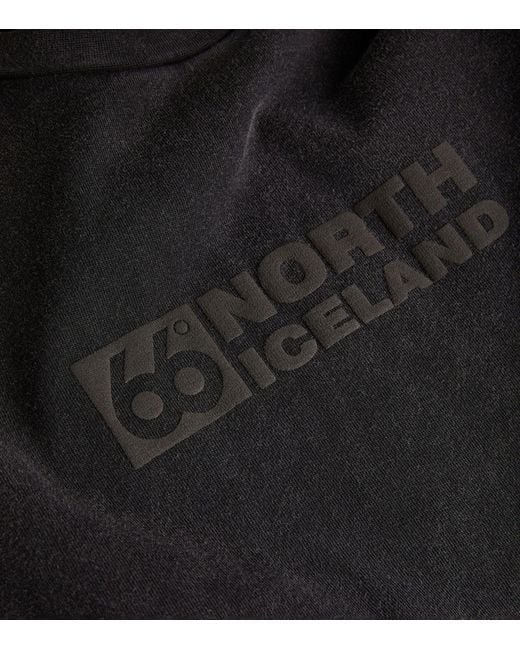 66 North Black Classic Logo Borgir T-shirt for men