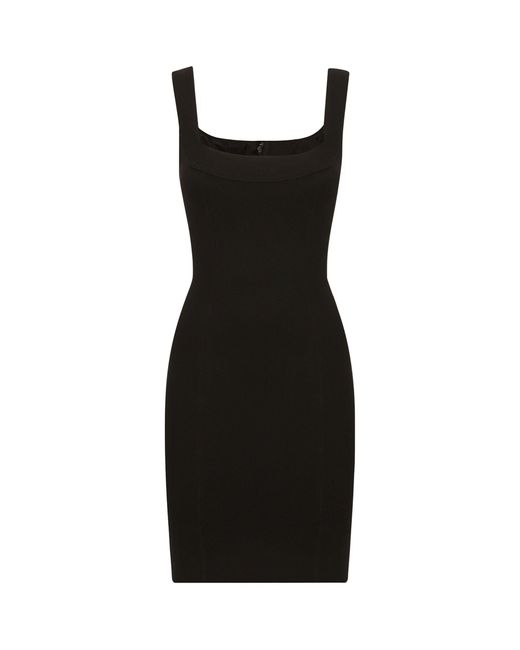 Dolce & Gabbana Black Tailored Mini Dress