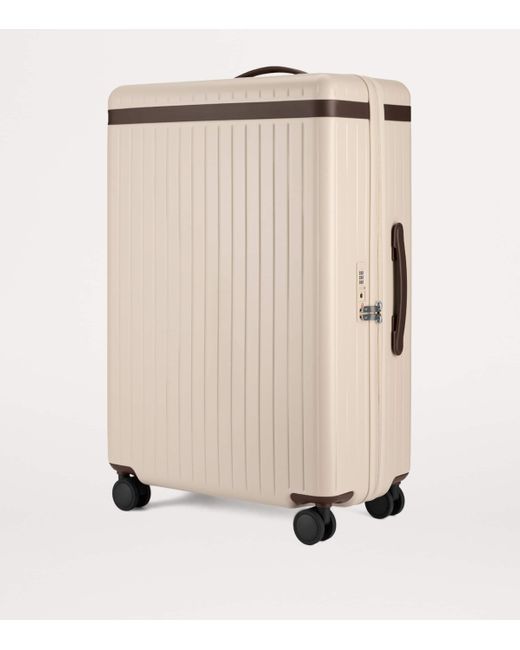 Carl Friedrik The CheckIn Zipped Suitcase in Natural Lyst UK