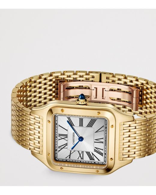 Cartier Metallic Large Santos-Dumont Watch
