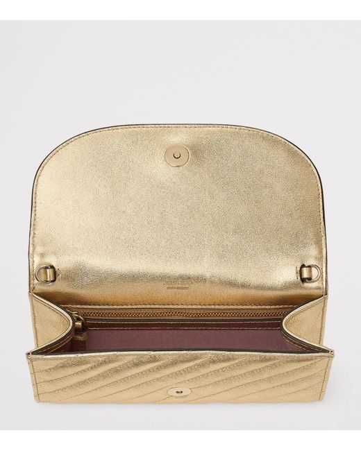 Jimmy Choo Natural Leather Curve Chain Wallet