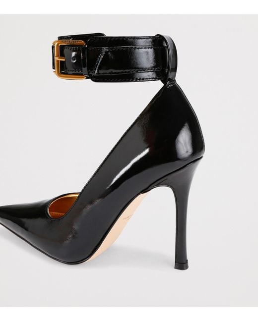 Kurt Geiger Black Patent Leather Mansion Pumps 105