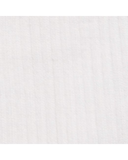vuori White V1 Crew Performance Socks for men