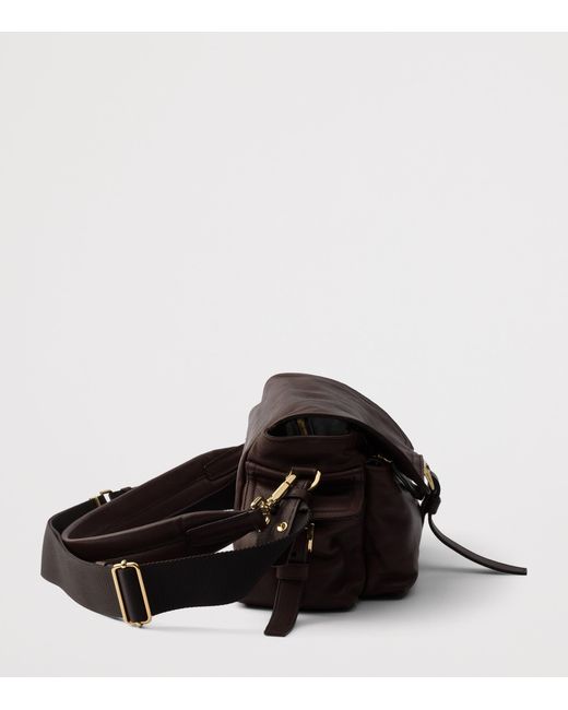 Prada Brown Medium Leather Explore Shoulder Bag
