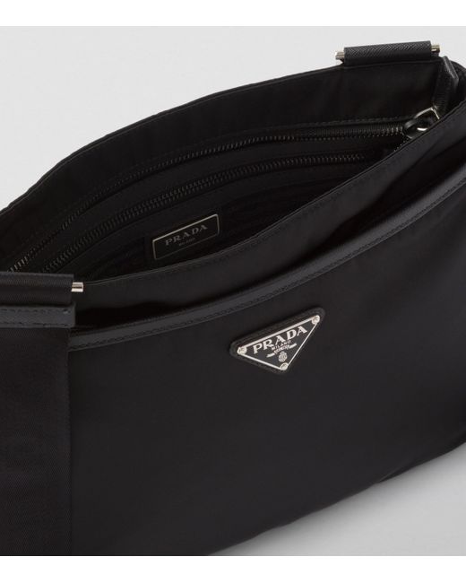 Prada Black Re-Nylon Shoulder Bag for men