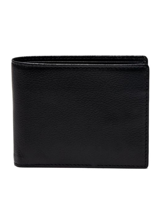 Ettinger Black 6-Slot Capra Bifold Wallet