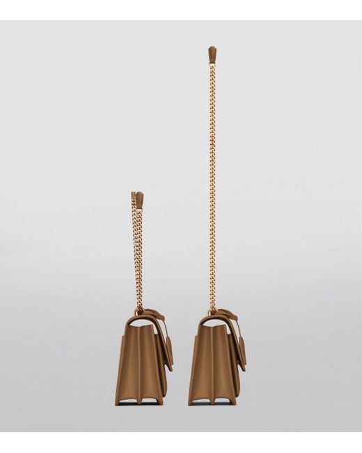 Saint Laurent Natural Medium Sunset Shoulder Bag