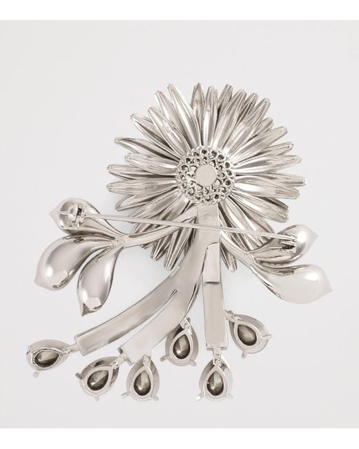 Dolce & Gabbana White Flower Brooch