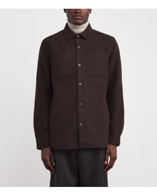 Barbour Brown Tailored Marlow Overshirt for men