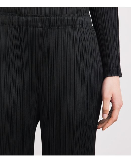 Pleats Please Issey Miyake Black Monthly Colors Trousers