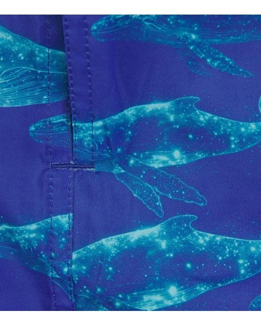 Vilebrequin Blue Whale Print Mahina Swim Shorts for men