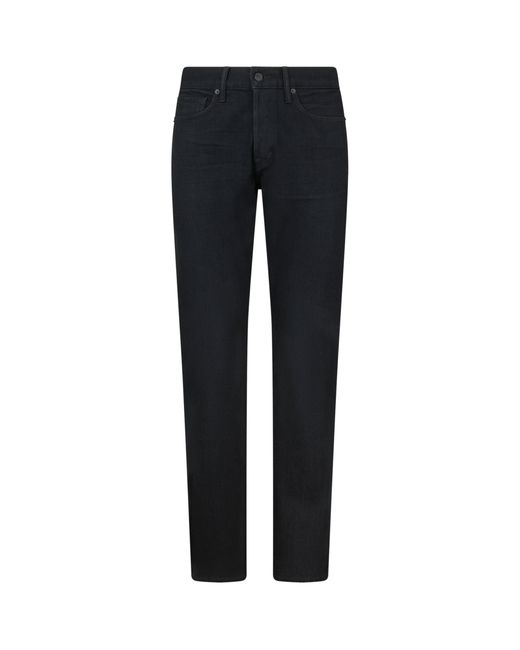 Tom Ford Blue Straight-Leg Jeans for men