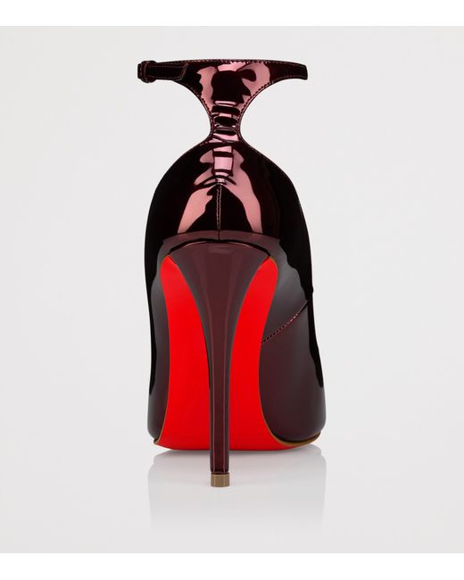 Christian Louboutin Red Erozee Patent Leather Pumps 100