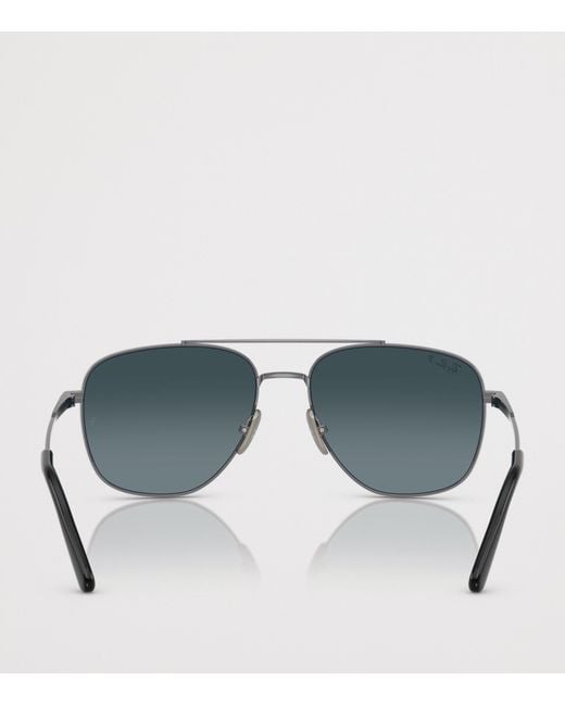 Ray-Ban Gray Titanium William Square Sunglasses