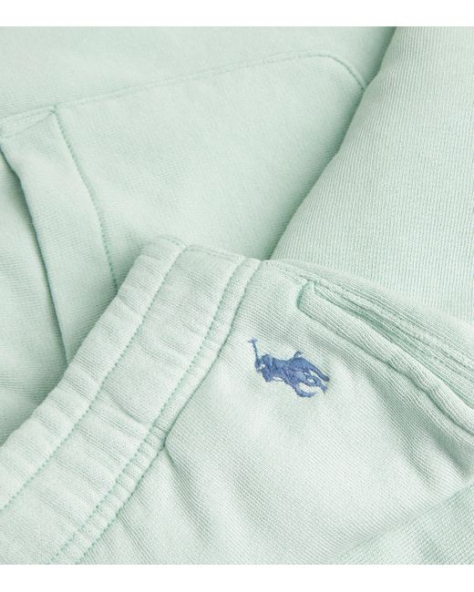 Polo Ralph Lauren Blue Fleece Polo Pony Shorts