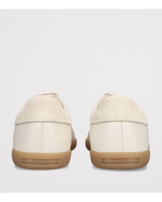 Zegna White Leather 232 Sneakers for men