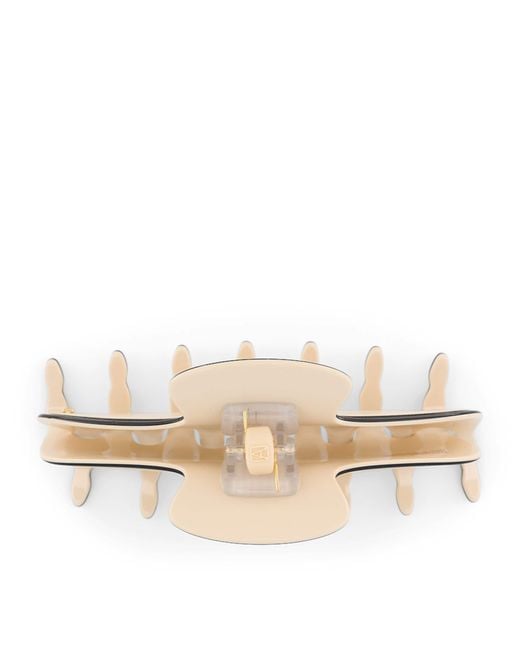 Alexandre De Paris Natural Timeless Saint Honore Claw Hair Clip