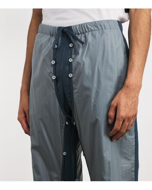Craig Green Blue Cotton-Blend 2-In-1 Trousers for men