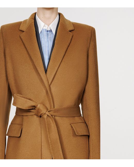 Tom Ford Brown Cashmere Wrap Coat