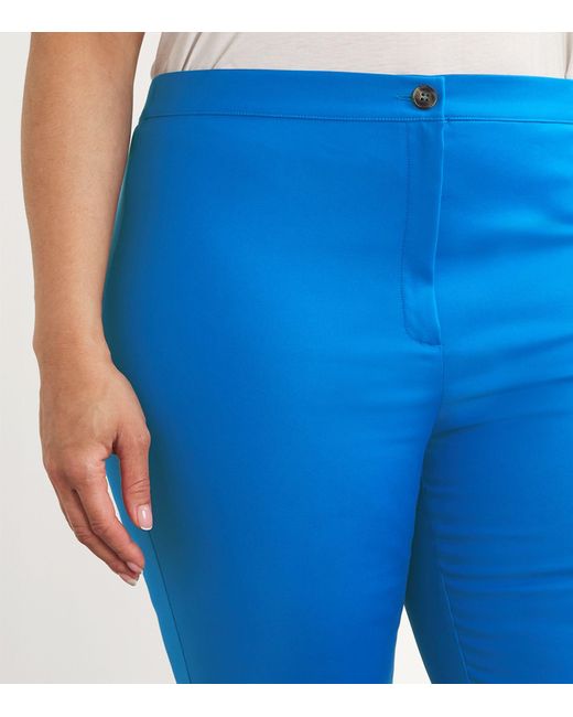 Marina Rinaldi Blue Slim Tailored Trousers