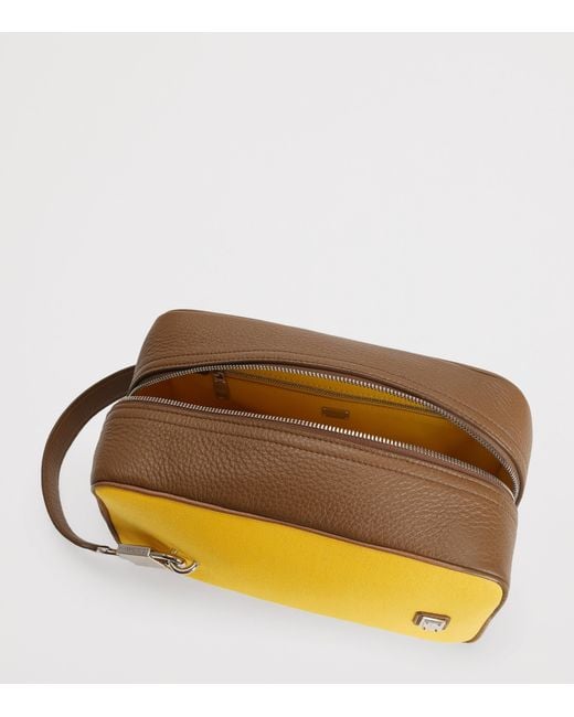Dolce & Gabbana Yellow Lock Top-Handle Bag