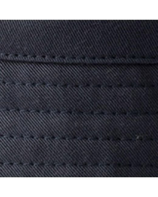 Prada Blue Cotton Old Gabardine Bucket Hat for men