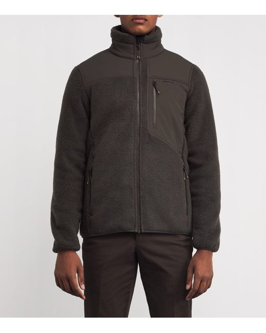 Beretta Gray Sherpa Fleece Halifax Jacket for men