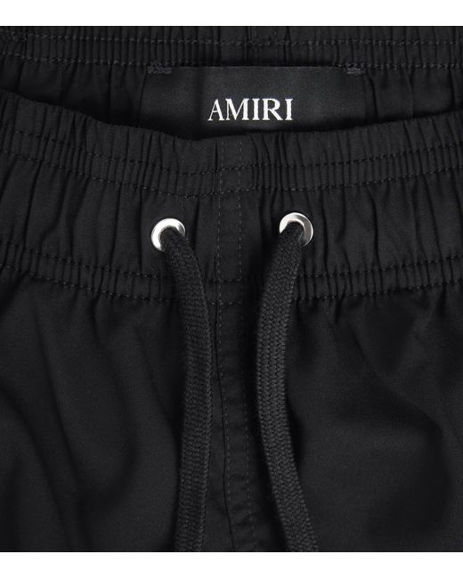 Amiri Black Ma Core Logo Swim Shorts for men