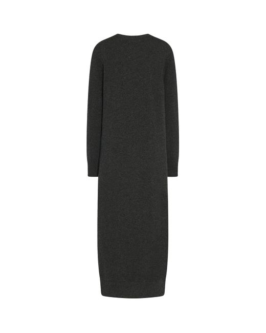 The Row Black Loter Cashmere Maxi Dress
